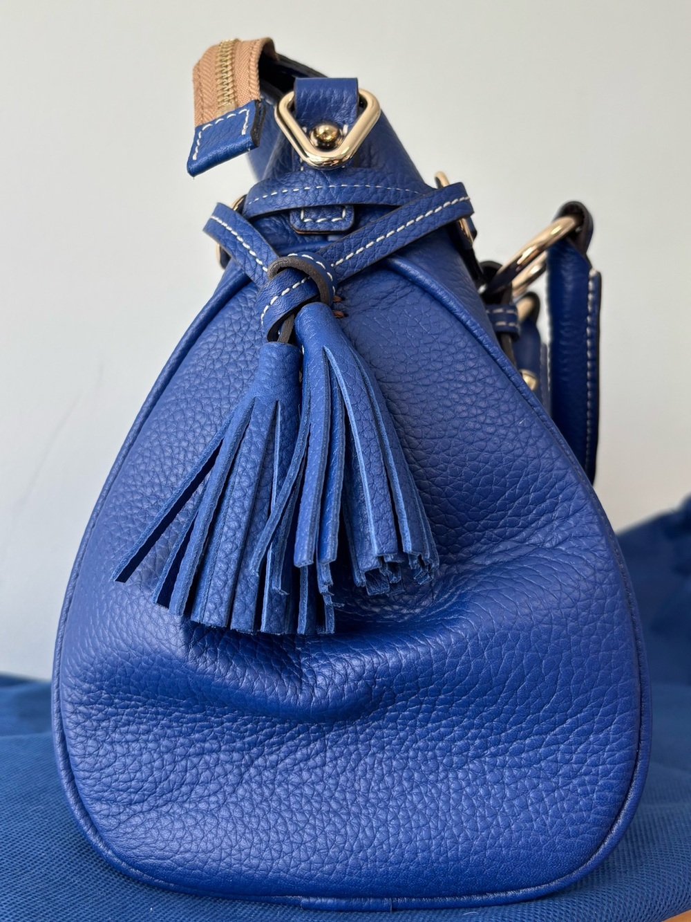 Dooney & Bourke Sorrento Satchel 30 - Ocean - Picture 11 of 14